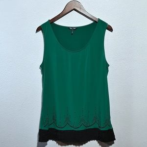 Daisy Fuentes Embellished Sleeveless Blouse